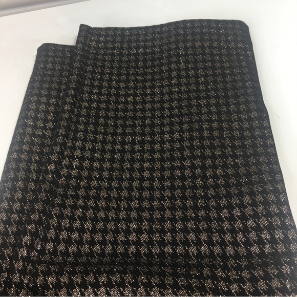 New Rachel Zoe Pants Black Gold Skinny Stretch pants high waist Size 4 - Picture 4 of 9